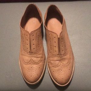 Only worn twice!!! Like new camel color loafers!!!